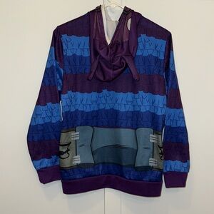 Fortnite Purple and Blue Puffer Jacket for Cozy Comfort Fortnite size large